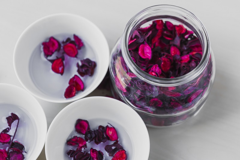 Wax Dipping of Flower Petals