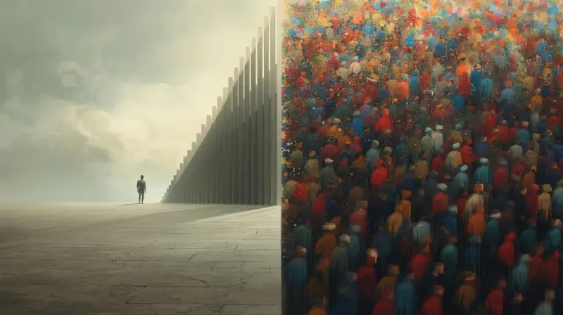 The Paradox of Solitude vs. Crowds The Paradox of Solitude vs. Crowds